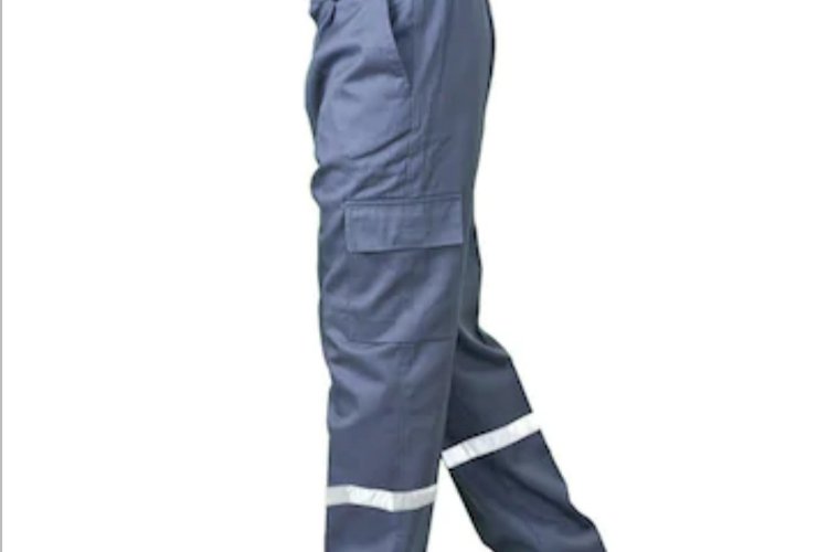 Kargo Cepli Reflektörlü Gabardin İş Pantolonu